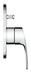 Душова система прихованого монтажу із змішувачем Grohe Eurosmart New UA25183004, Хром - мініатюра 2