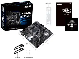 Материнcька плата PRIME B550M-K sAM4 B550 4xDDR4 M.2 HDMI DVI D-Sub mATX Asus teh0018941 - мініатюра 3