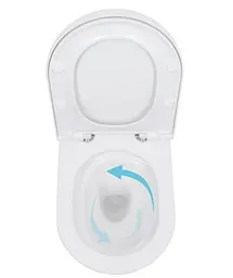 Унітаз підвісний Qtap Scorpio ML Ultra Quiet з сидінням Slim Duroplast/ Soft-close/ MagLock QTSCOML26W49624 - мініатюра 5