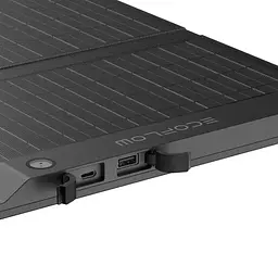 Сонячна панель EcoFlow 28W Solar Panel - Type-C 28 Вт / 5 В, 9 В, 12В, 18В (EFSOLAR28W-P-S-TY-4-EU) - мініатюра 4