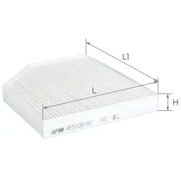 Фільтр салону ALPHA FILTER AF5108