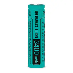 Акумулятор Videx літій-іонний 18650 (без захисту) 3400mAh bulk/1шт VIDEX (24448-000) - мініатюра 2