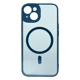 Чохол Baseus Frame Series Magnetic Case+Glass 0.22 mm Apple iPhone 14 ARJT020003 Blue
