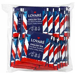 Чай чорний Lovare English tea 100 г (50 шт. х 2 г) - мініатюра 2