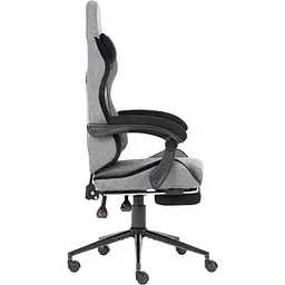 Геймерське крісло GT Racer X-2324 Fabric Gray/Black Suede [121430] - мініатюра 5
