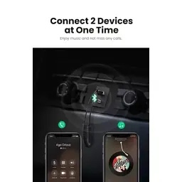 Bluetooth трансмітер Ugreen Bluetooth 5.0 Aux with mic CM309 UGREEN Black (70601) - мініатюра 8