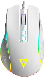 Мишка Modecom Veles Volcano, ігрова, 12800dpi., 8кн.,RGB, біла