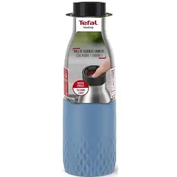 Tefal Термопляшка Bludrop soft touch, 500мл, нержавіюча сталь, синій