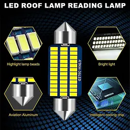 Комплект автомобільних LED ламп 41 мм 12V, 10 шт - мініатюра 6