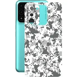 Защитная пленка StatusSKIN для Tecno Spark 8c Корпус Винил Пиксель 3