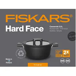 Уцінка. Каструля Fiskars Hard Face 3.5 л 22 см (1052227)  - мініатюра 10