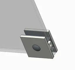 Двері в нішу Koer SR SD02-140x200-TR-01 прозоре скло Easy Clean 8 мм, хром KR5383, універсальні, прозорий, хром - мініатюра 10