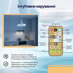 Вентилятор XoKo LED Fan Light 001 (XK-FL-001) - мініатюра 11