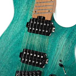 Електрогітара Cort Space G6MS Semi Gloss Turquoise - мініатюра 6