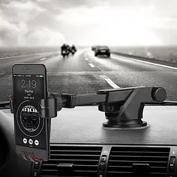 Автотримач Hoco CA26 Car Mount Holder (Black) [73727] - мініатюра 7