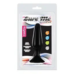 Анальна пробка - Lure Me Butt Plug S Black - мініатюра 1