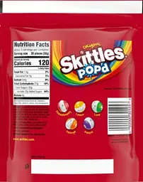 Цукерки Skittles Pop’d Freeze Dried Crispy Crunchy Candy 156г - мініатюра 4