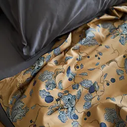 Підковдра MBM HOME Теплий ліс 160x220 см сатин пісочна (BL-DC-37 WARM SAND/PRINT) - мініатюра 15