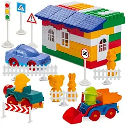 Дитячий конструктор "Лидер" Colorplast 200 деталей det0005089