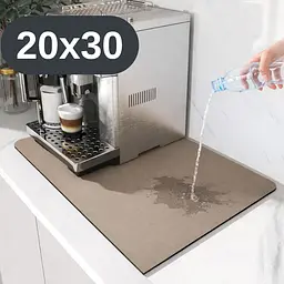 Антиковзаючий кухонний килимок 20×30 см — абсорбуючий для сушіння посуду та під кавоварку KT8001831
