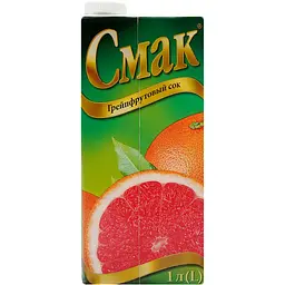 Сік Смак Грейпфрутовий 1 л - мініатюра 4