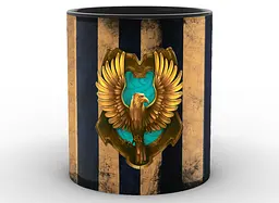 Кружка GeekLand Harry Potter Гаррі Поттер Когтевран HP.02.021 Чорний - мініатюра 2