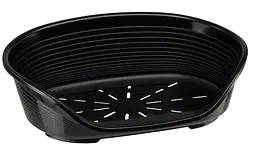 Пластиковий лежак для собак та котів Ferplast Siesta Deluxe 6 чорний 70.5х52х23.5 см 70206936
