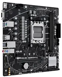 Материнська плата AM5 Asus PRIME A620M-K, A620, 2xDDR5, Int.Video (CPU), 4xSATA3, 1xM.2, 1xPCI-E 4.0 x16, 1xPCI-E 3.0 x1, Realtek 5.1, Realtek 1Gb, 4xUSB3.2/6xUSB2.0, VGA/HDMI, MicroATX - мініатюра 3