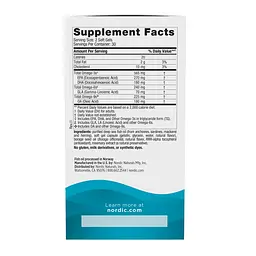 Омега комплекс Nordic Naturals Complete Omega зі смаком лимона 60 капсул - мініатюра 5