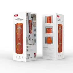Портативна акустика XO F43 Wireless Speaker бездротова помаранчева - мініатюра 4