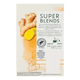 Чай трав'яний ароматизований Pickwick Ginger echinacea&lemon verbena + Vitamin C Immunity Super Blends 22.5 г (15 шт. по 1.5 г) - мініатюра 3