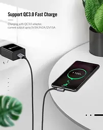 Кабель UGREEN USB-A to Angled USB-C Huawei SuperCharge Cable 2m Dark Gray (60776) - мініатюра 5