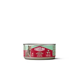 Вологий корм для котів Carnilove Chicken, Duck & Pheasant паштет курка, качка і фазан банка 100 г