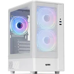 Корпус QUBE GEON ARGB White (GEON_GWNU3) - мініатюра 1