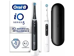 Електрична зубна щітка ORAL-B iO Series 5 Duo Black/White (iOG5d.2J6.2K)