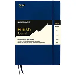Блокнот LEUCHTTURM1917 Finish Journal Середня Navy англійська (369093)