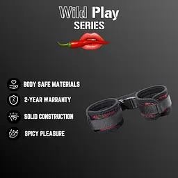 Наручники - Erospace Wild Play Handcuffs C16 - мініатюра 4