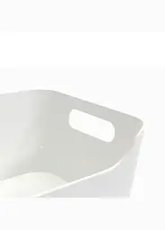 Контейнер для зберігання IKEA 24×17 см, білий універсальна органайзер-коробка для дому - мініатюра 2