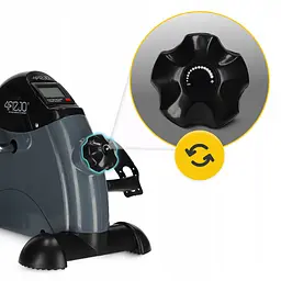Міні велотренажер 4FIZJO Active 2 в 1 для рук та ніг MBIKE02 Grey/Black (P-5905973401708) - мініатюра 4