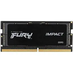 Модуль пам'яті для ноутбука SoDIMM DDR5 64GB (2x32GB) 4800 MHz FURY Impact Kingston Fury (ex.HyperX) (KF548S38IBK2-64) - мініатюра 2