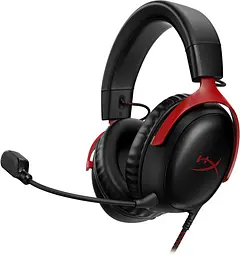 Гарнітура HyperX Cloud III 3.5 мм/USB-A/USB-C Black/Red (727A9AA)