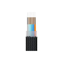 Дата кабель 6in1 inCharge X 0.14m 100W beige Rolling Square (X03WR) - мініатюра 4