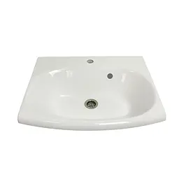 Умивальник накладний Adamant LOGAN-60 (600х500) Classic white-01 - мініатюра 6