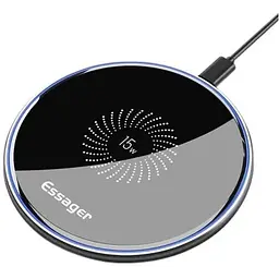 Бездротовий зарядний пристрій Essager Magnetic 15 W чорний (EWXCX-CF01-Z)