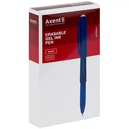 Ручка гелева Пиши-стирай Axent AG1123-02-A/Magic, синя (12/480) - мініатюра 2
