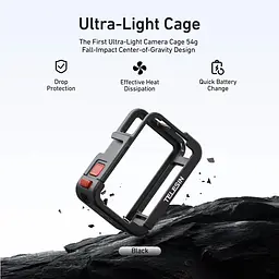 Рамка Telesin S6-FMS-13BK-TDJ-1 для DJI Action 5 Pro/4/3 Black - мініатюра 7