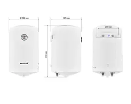 Водонагрівач "Циліндр" Mixxus EWH-07050 Round WET накопичувальний 50 л мокрий тен 1,5 kW WH0601 - мініатюра 2