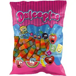 Цукерки жувальні Dulceplus Multicolour Bottle 1 кг