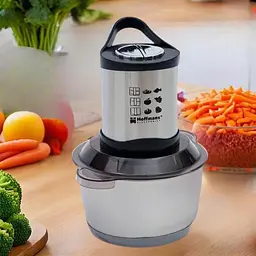 Електричний подрібнювач Hoffmans Electronics НМ-8840 з металевою чашею 2л • Універсальний чопер 1200Вт - мініатюра 5