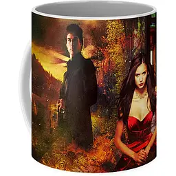 Кухоль GeekLand The Vampire Diaries Damon & Elena VD.002.13 330 мл білий - мініатюра 3